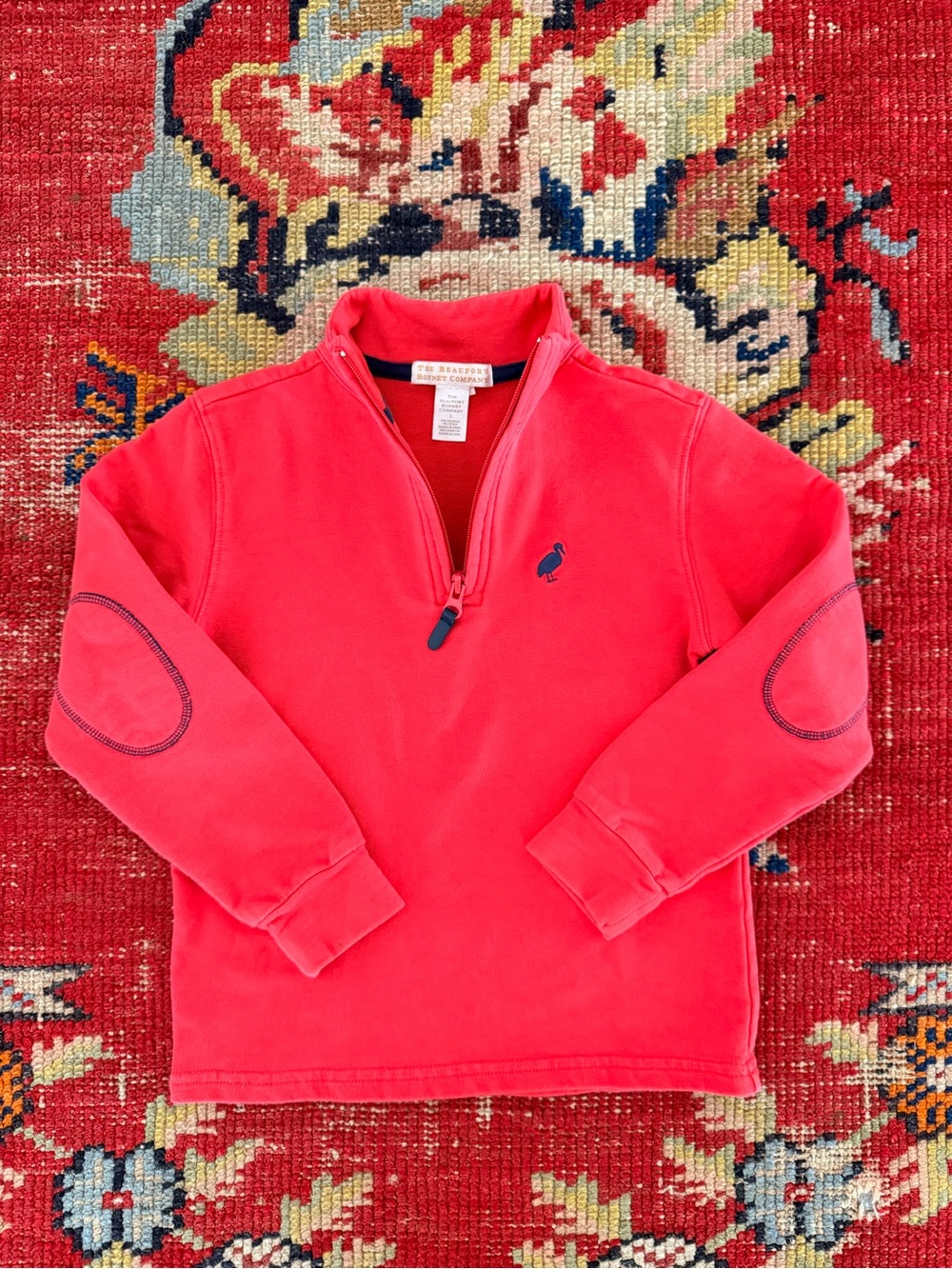 The Beaufort Bonnet Company Boys 1/4 Zip Pullover size 5